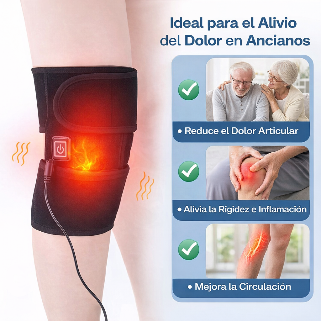 Rodillera Terapéutica Térmica Alivio Dolor Relaja Músculos